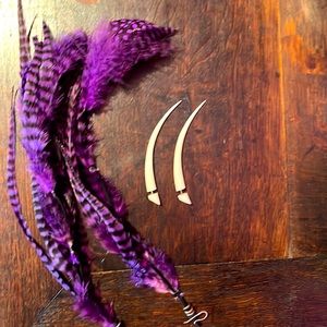 Festival Earrings! Super easy to wear (unless you have a toddler). Eye-catching!